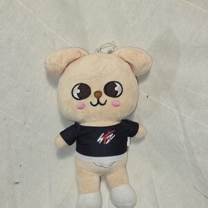 Cute Plush Bear with Black Shirt
